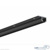 Raíles de Techo Negro, set de 2 piezas de 150 cm
