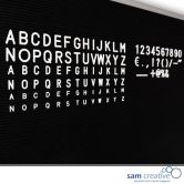 Letras para pizarra Clásica: letras de 13 mm