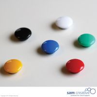 Set de imanes para vidrio 20mm Mixtos Colores (6x)