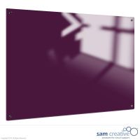 Pizarra de Vidrio Sólido Violeta 60x90 cm